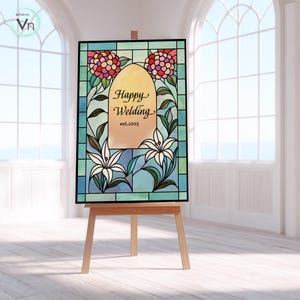 Digital Download NW02 Custom Welding Sign ,Stained Glass Pattern, Modern Suncatcher, Diy , Stained Glass Windows , Christmas.
