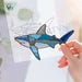 Digital Download Shark Stained Glass Pattern, Modern Suncatcher, Diy ...