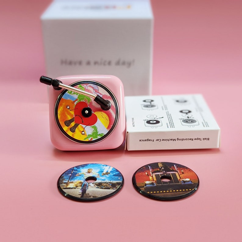 Air Freshener Bad Bunny Record Player Special Etsy