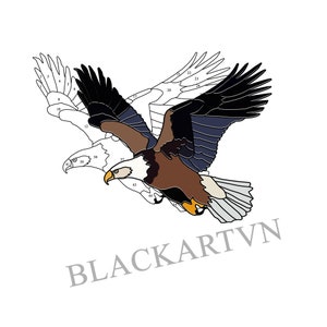 Digital Download Bald Eagle-D01,Stained Glass Pattern,Modern Suncatcher,Diy Stained Glass,Easy art Hobby License Beginner to Intermediate