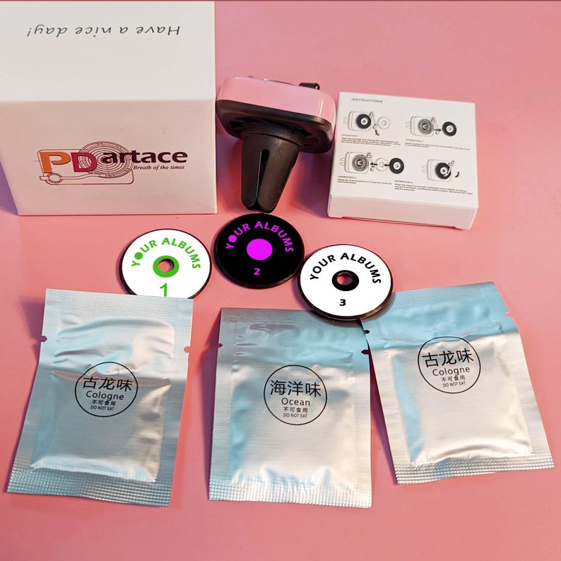 CUSTOM Car Air Freshener Record Player Special Etsy