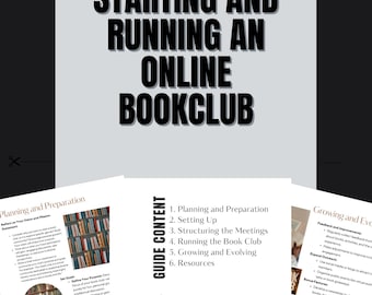 Step-By-Step Guide to Starting Your Online Book Club + Bonus Printable Cards!