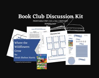 Where the Wildflowers Grow Book Club Kit | Printable Discussion Guide + Activities