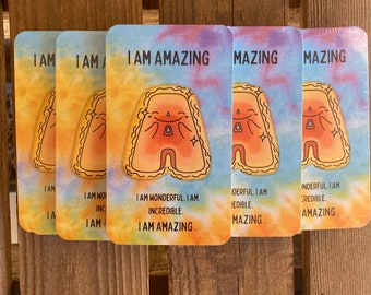 Kids Affirmation Card Deck, Positive Affirmationen, Steigerung des Selbstwertgefühls, Ermutigungskarten, Motivationsgeschenk