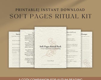Soft Pages Ritual Kit | Autumn Printable for Reflective Readers
