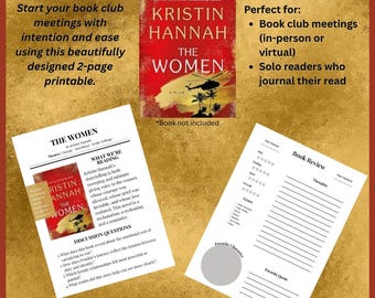 The Women Book Club Kit: 2-Page Printable Recap + Review