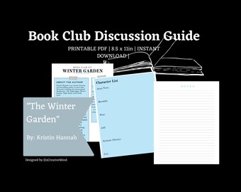 Guía del club de lectura Winter Garden de Kristin Hannah (PDF)