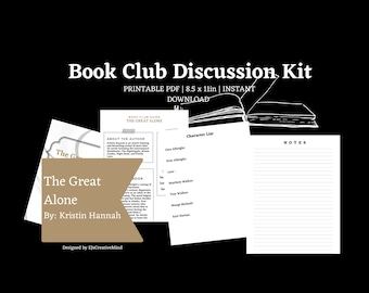 The Great Alone Book Club Anleitung, Lesebegleiter (druckbare PDF)