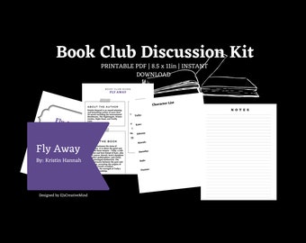 Guía de discusión del club de lectura Fly Away de Kristin Hannah (descarga digital)