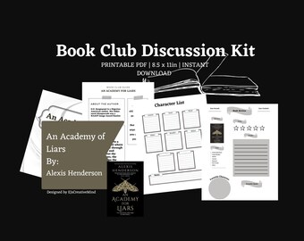 An Academy for Liars Book Club Kit | Printable Discussion Pack + Activities