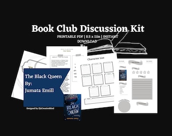 The Black Queen Book Club Kit • Printable Discussion Guide (Digital Download)