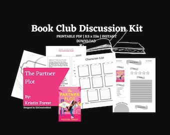The Partner Plot Book Club Kit – Discussion Questions, Book Review, Notes & Bookmark