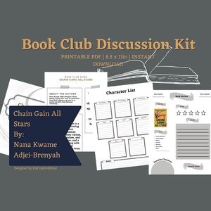 Chain Gang All Stars Book Club Discussion Guide | Book club Guide | Book Club Discussion