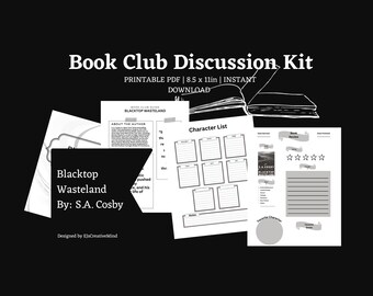 Blacktop Wasteland Book Club Kit: S.A. Cosby Diskussion (druckbare PDF)
