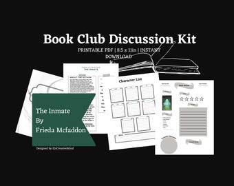 The Inmate Book Club Guide by Frieda McFadden (Printable PDF)