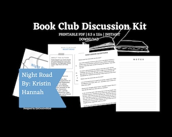 Guía del club de lectura Night Road de Kristin Hannah (Descarga digital)
