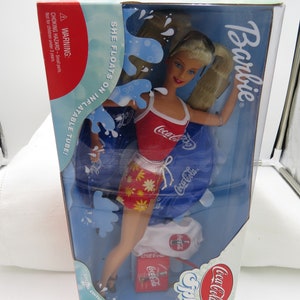 Barbie Coca Cola Splash Special Edition - some of the accessories have detached from placeholder but are in the box  - NIB