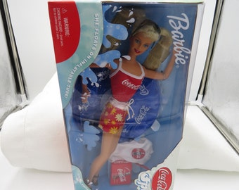 Barbie Coca Cola Splash Special Edition - some of the accessories have detached from placeholder but are in the box  - NIB