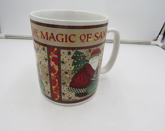 Large Debbie Mumm Magic of Santa Christmas Mug by Sakura