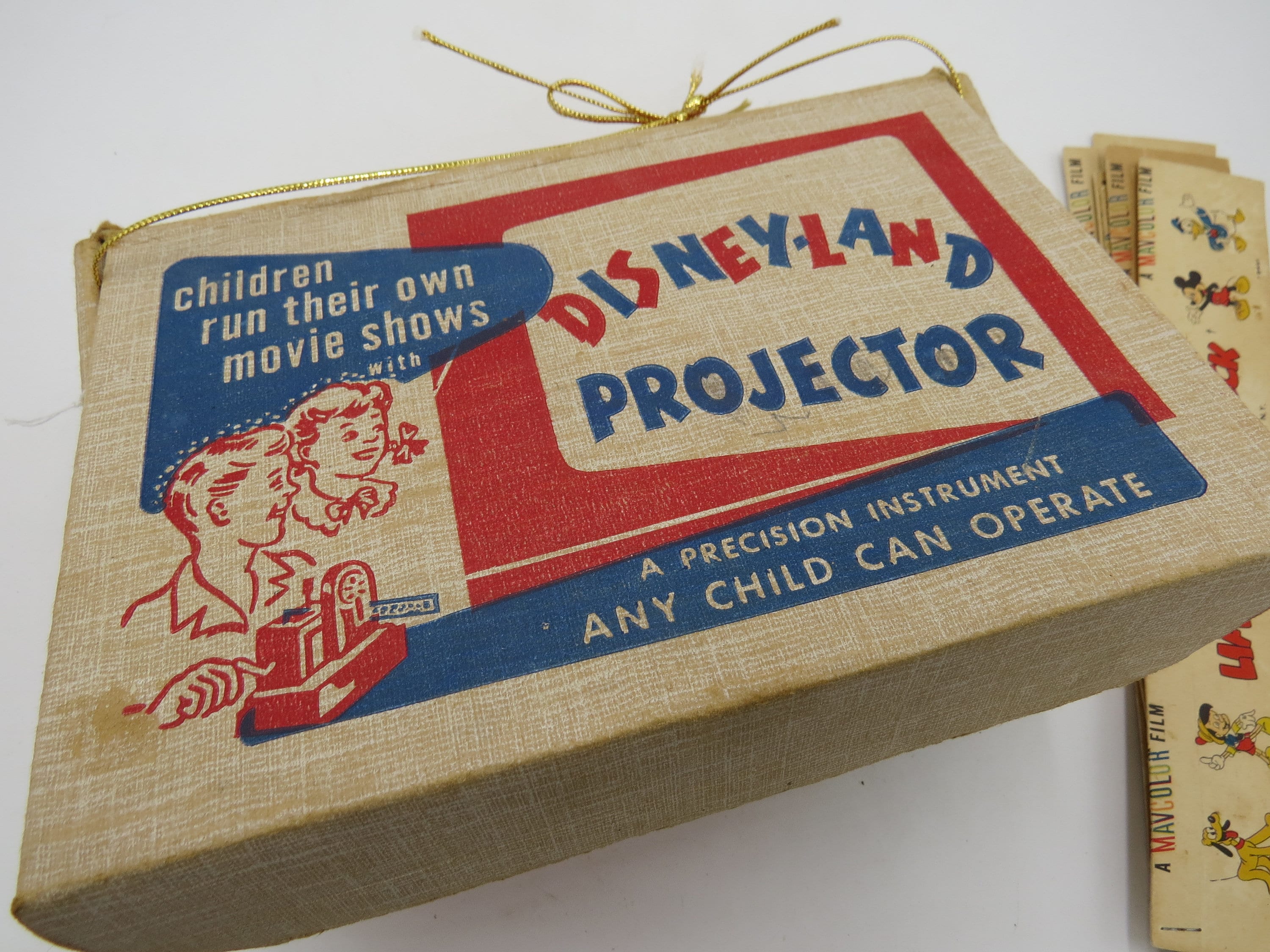 Disney-land Projector With 6 Film Strips, Original Box. - Etsy
