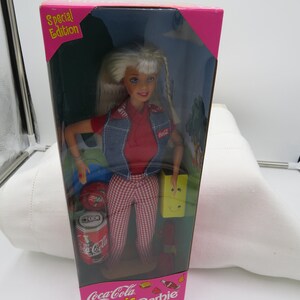 Barbie Coca Cola Picnic - Coke bottle has detached from holder but is in the box - box was never opened.