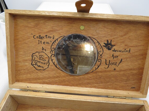 Vintage wooden Box Purse - Forsum View 4