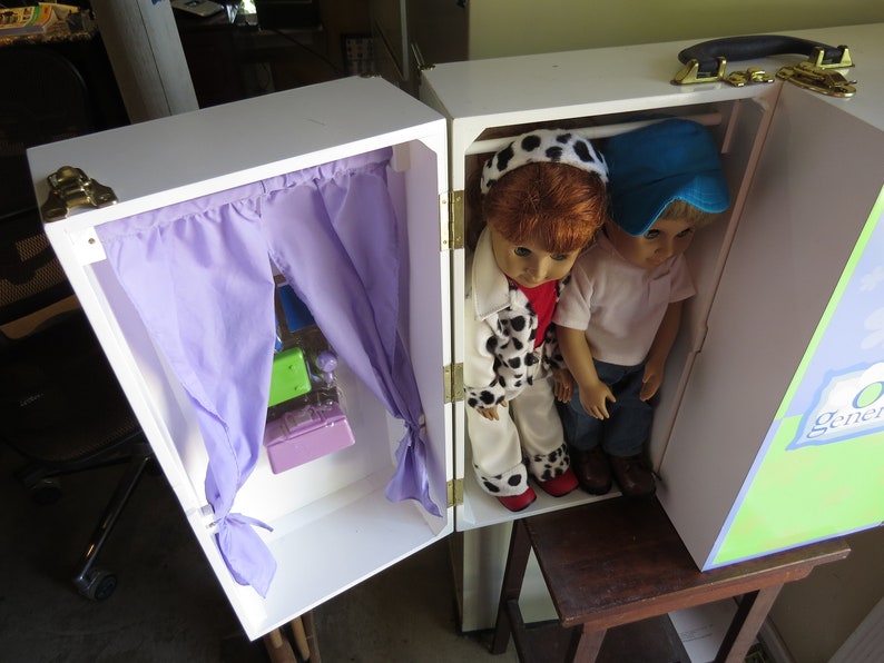 our generation wooden wardrobe