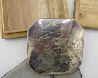 Vintage Japanese Sterling Silver 950 Cigarette Cigar Case 1940s - Etsy