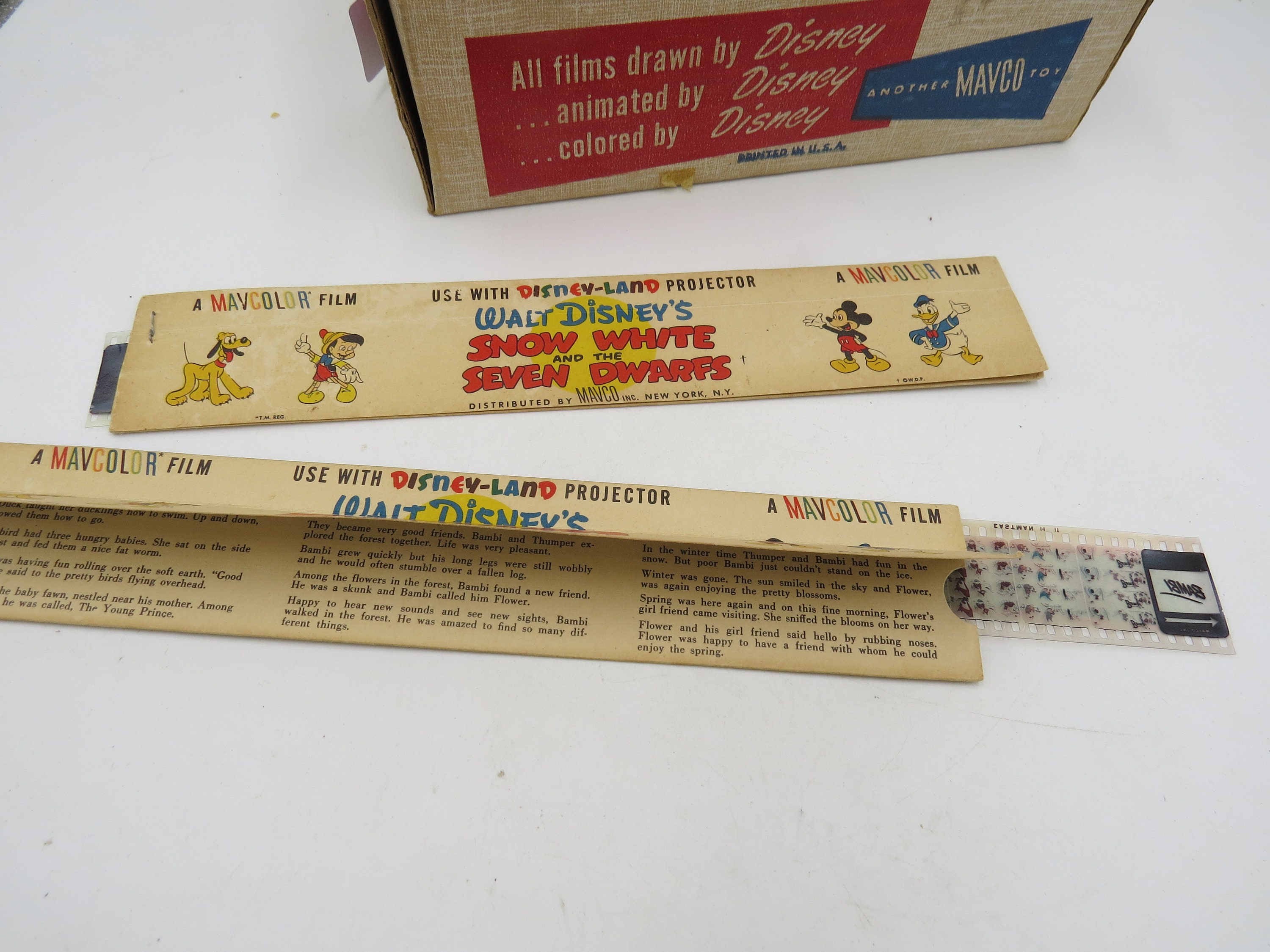 ディズニー/Disney World Family  Projector Disney-land Projector With 6 Film Strips, Original Box. - Etsy