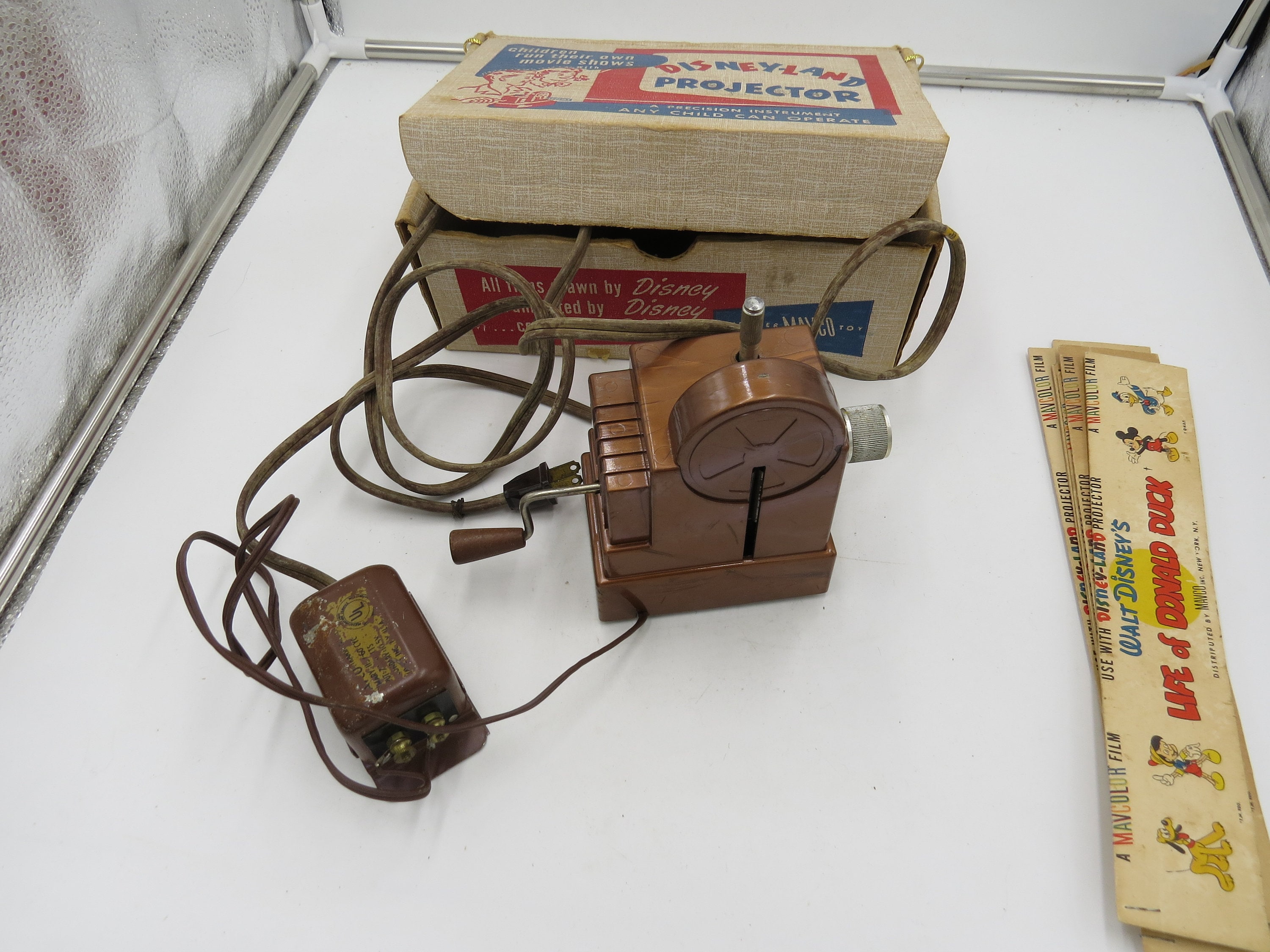 Disney-land Projector With 6 Film Strips, Original Box. - Etsy