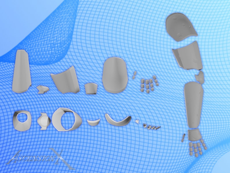 Space Marine Armor 3D STL File Arm Guard Glove Hands Etsy UK