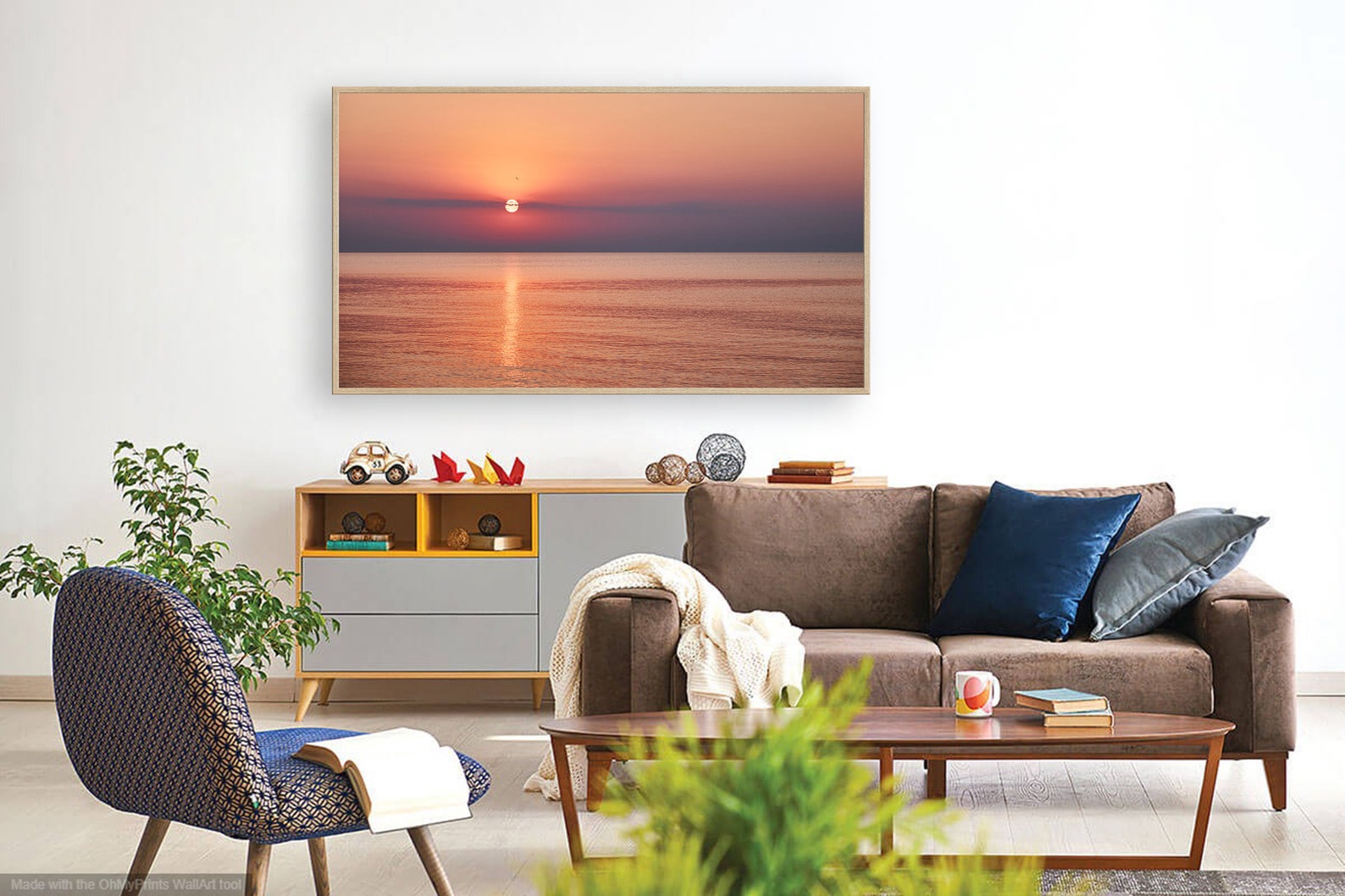 Samsung Frame Tv Art. Pastel Golden Hour. Sea Sunset. Instant - Etsy
