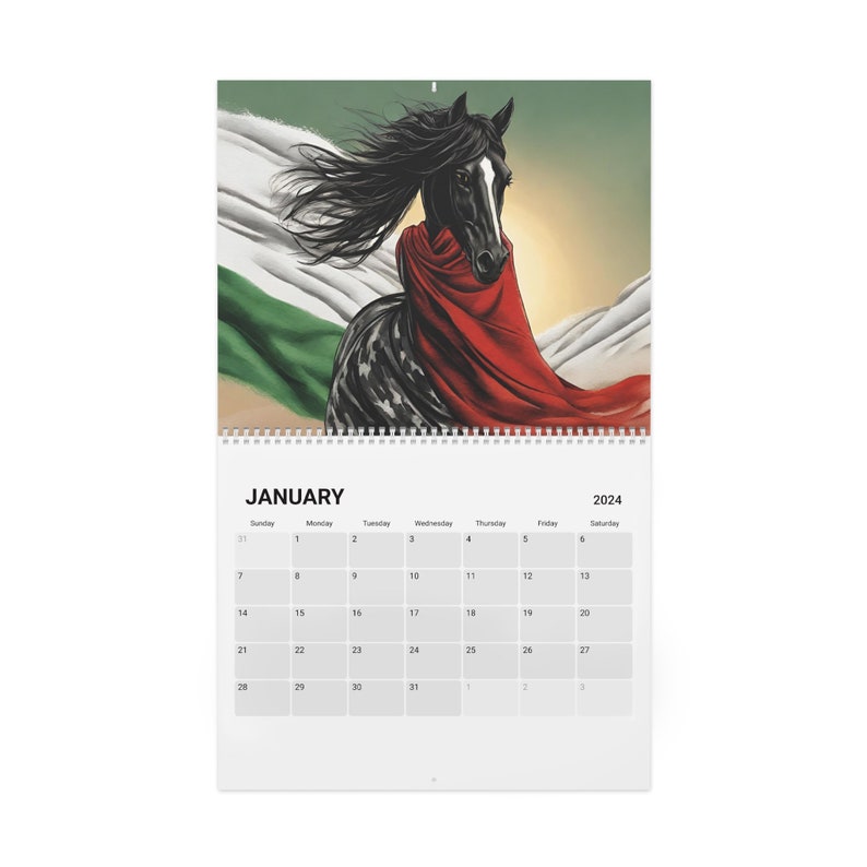 Palestine Calendar 2024 Etsy