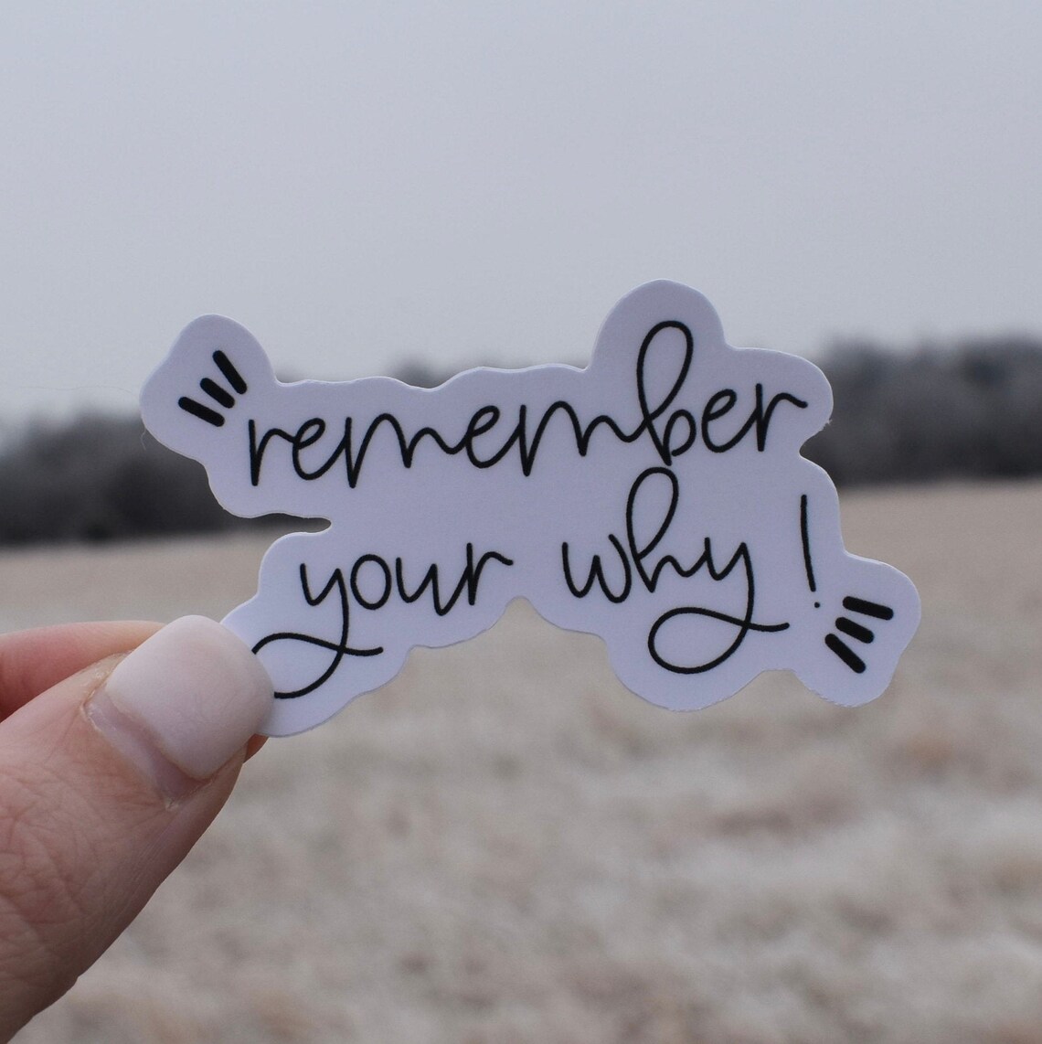 Remember your why sticker Etsy
