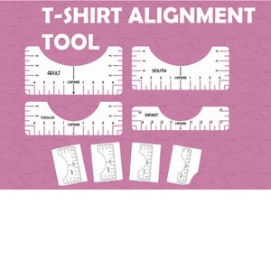 Uitlijningshulpmiddel voor T-shirts