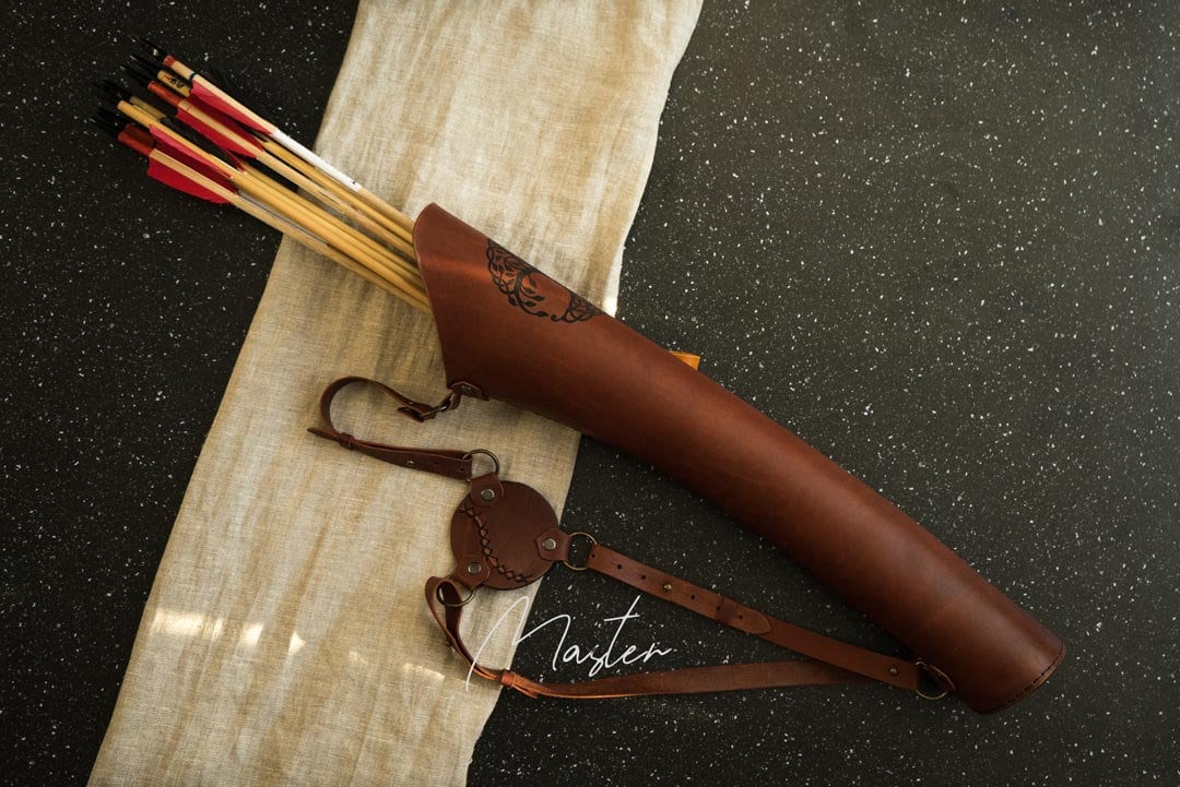 Quiver Archery Leather / Back Quiver / Arrow Quiver / Medieval Etsy