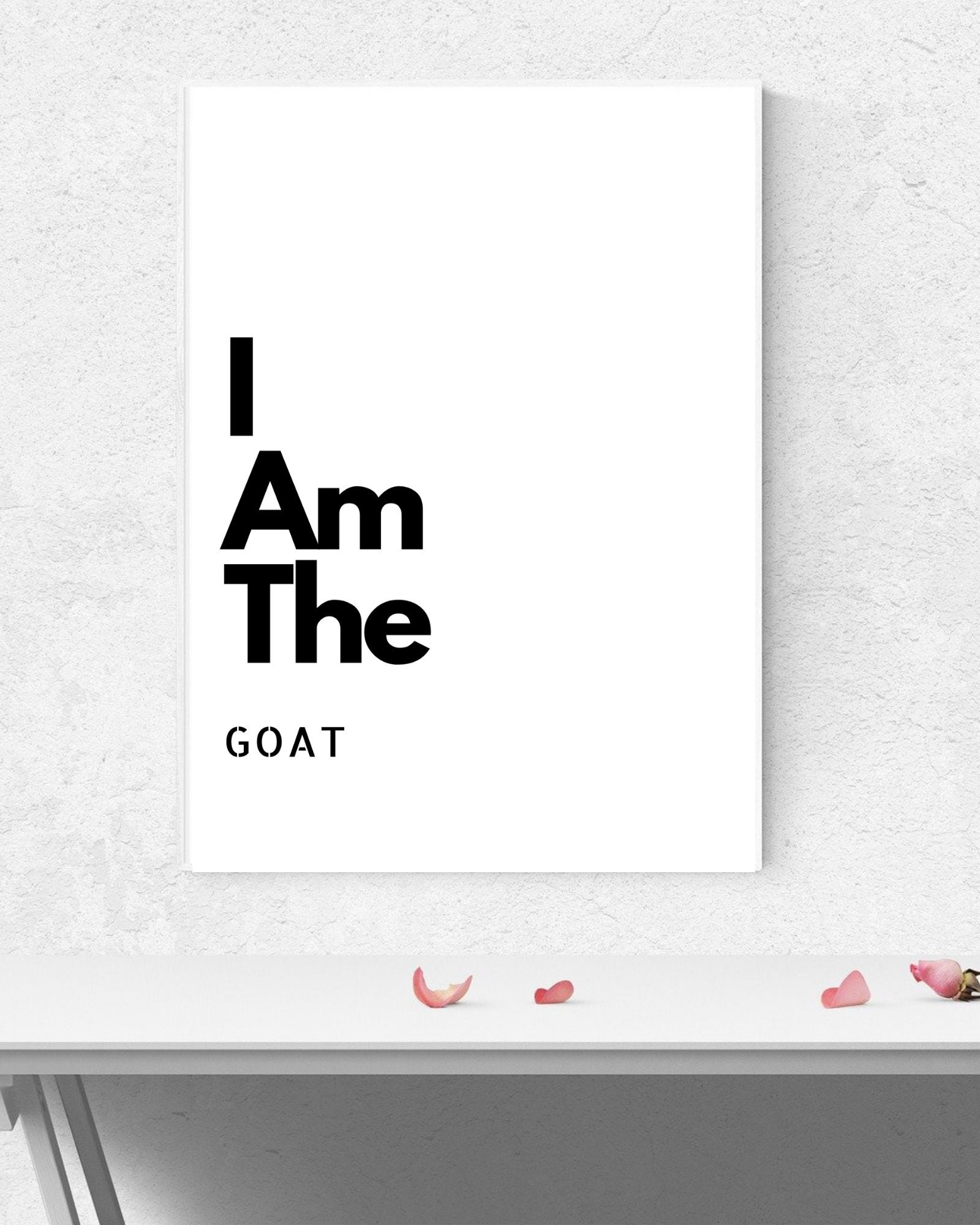 Printable I AM the Goat Wall Art Etsy
