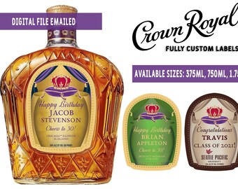 Download Crown Royal Label Etsy