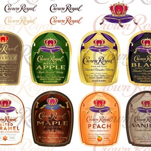 Crown Royal DIGITAL Files | Instant Download | Labels | Logos | Crown Royal Images | Whiskey Labels