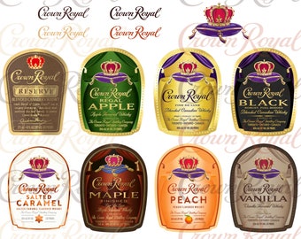 Crown Royal DIGITAL Files | Instant Download | Labels | Logos | Crown Royal Images | Whiskey Labels