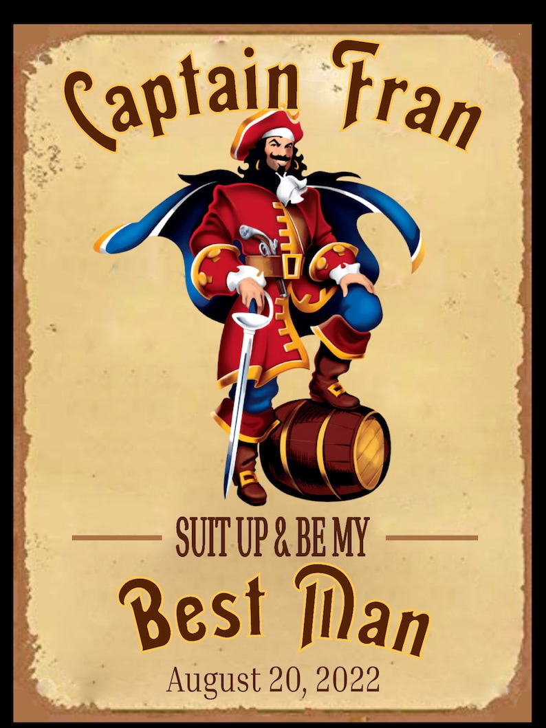 Benutzerdefinierte Captain Morgan Spiced Rum Label Flasche Captain Morgan Birthday Label personalisiert für Hochzeiten, Geburtstage oder jeden Anlass Bild 9