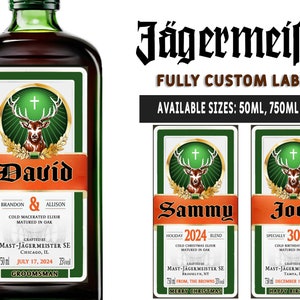 Mini Jägermeister para invitados