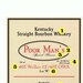 Custom Pappy Van Winkle Label Bottle Poor Man's Pappy Van Winkle Label Pappy Label Personalized ...