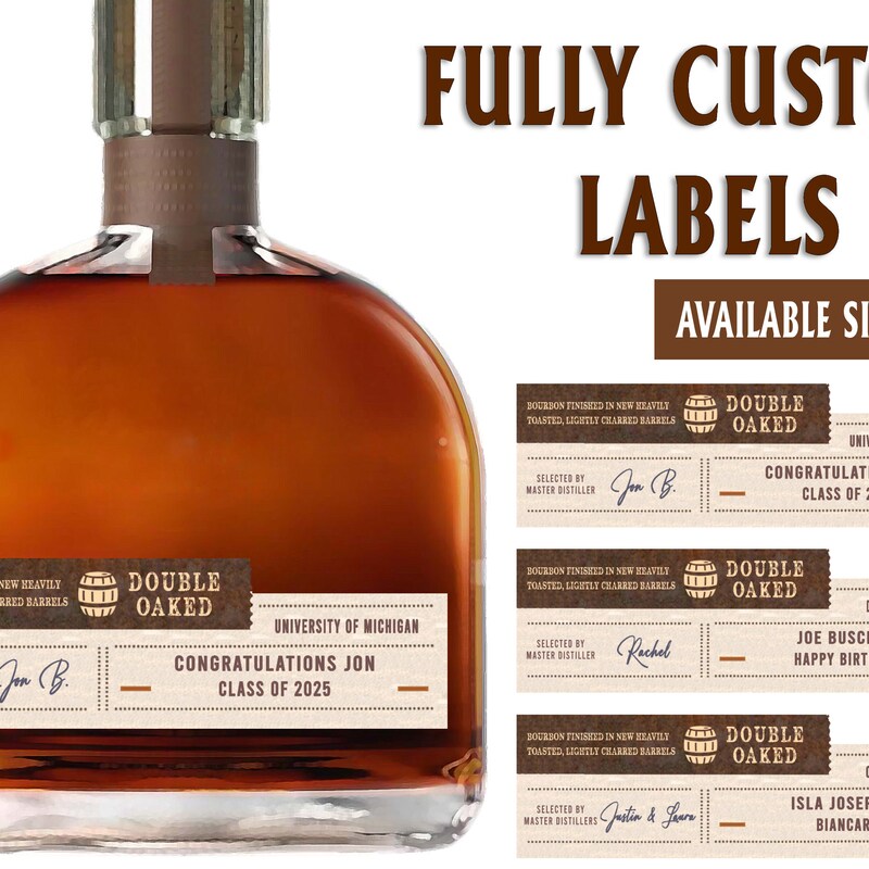 Whiskey Bottle Label - Etsy