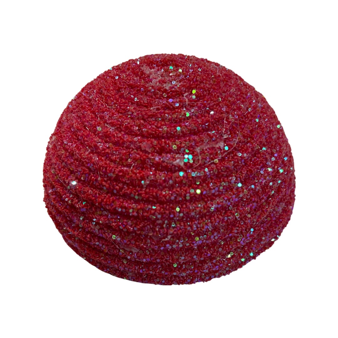 Red Flower Rope Thing Red Glitter Rope Flower Center, Domed Embellishment (4.5 Inch) - Etsy