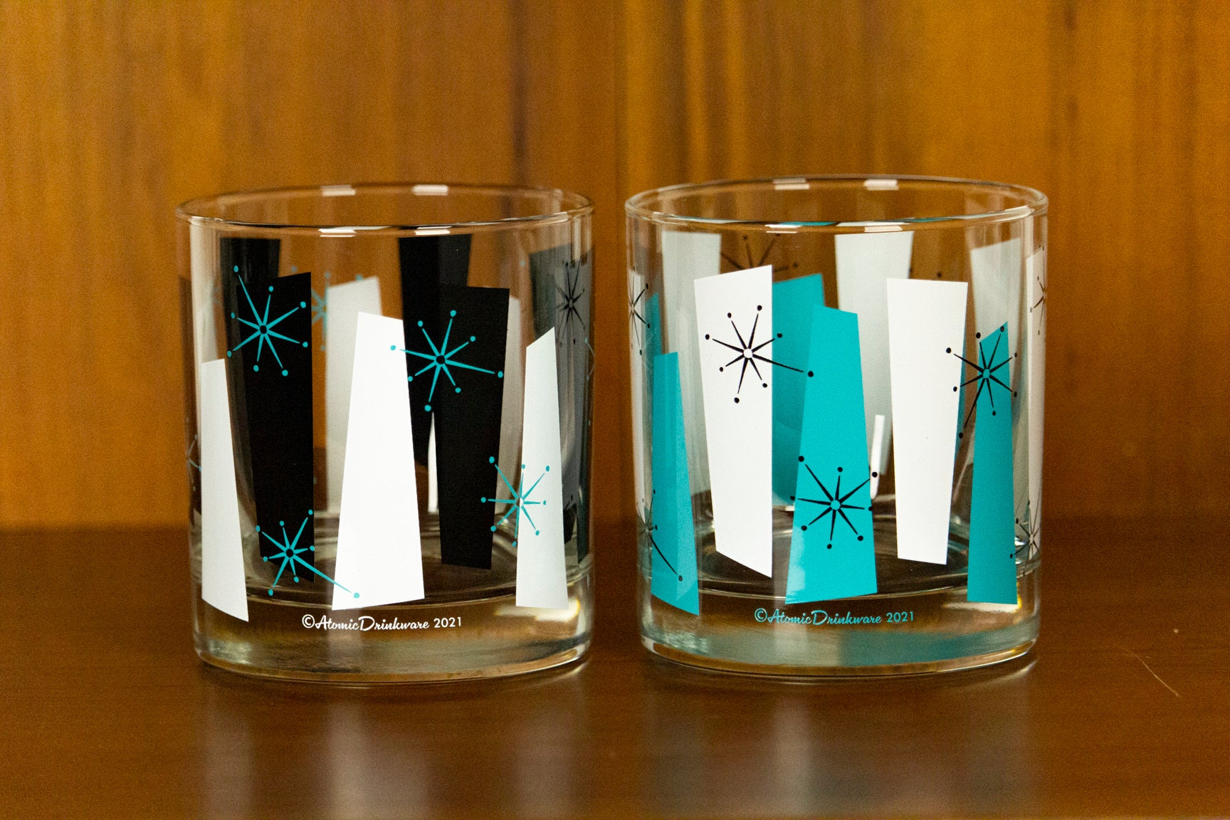 Rocksabilly Rocks Drinking Glasses Handprinted in USA Etsy