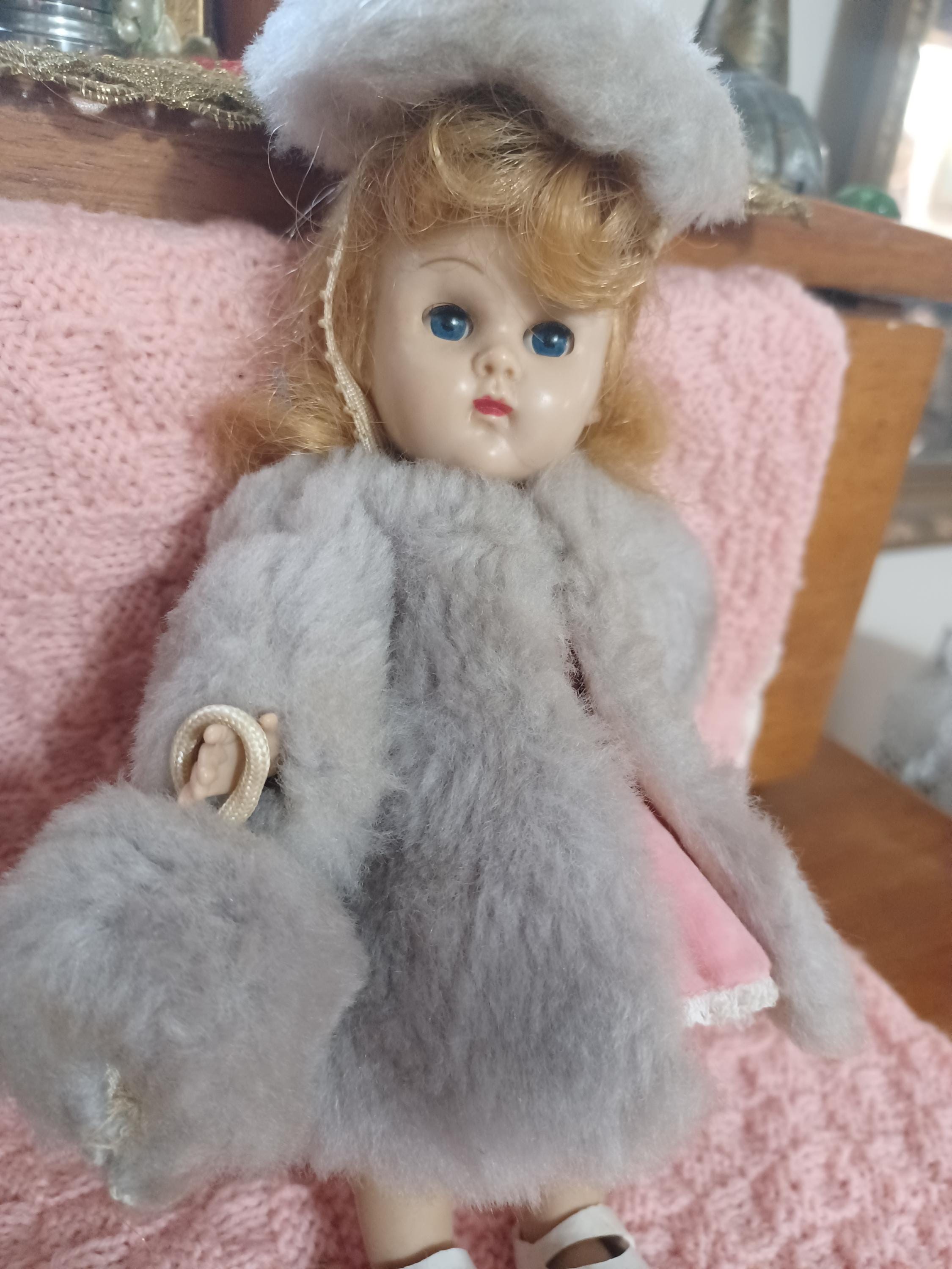 Poupée Vintage Virga Vogue Ginny Ginger 20 Cm - Années 50 Authentique