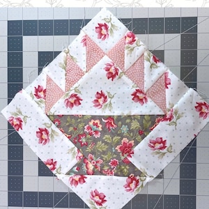 Quiltblokpatroon taartvorm (mandblok) - pdf-patroon direct downloaden