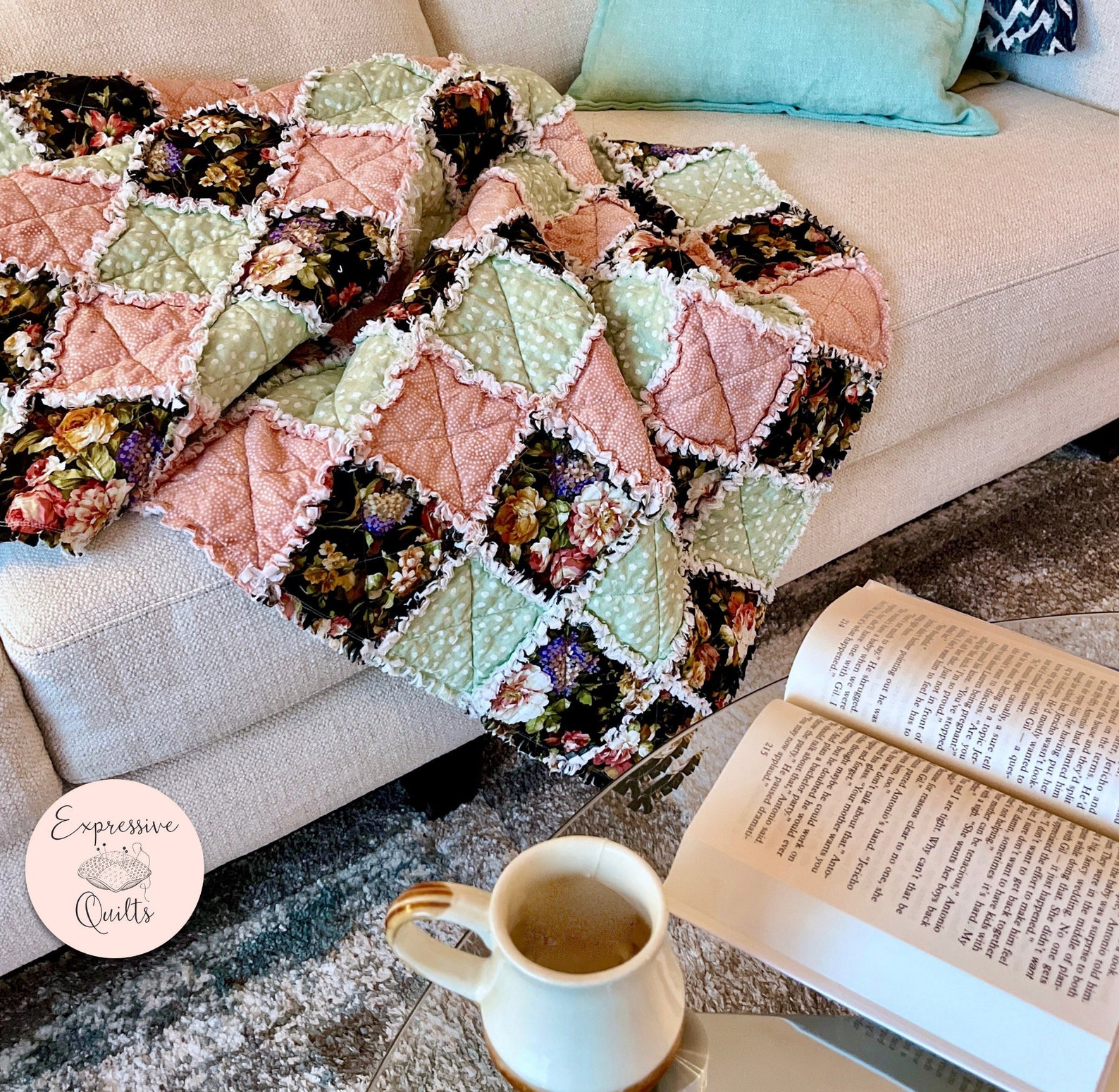 Lap Rag Quilt Rag Quilt Lap Quilt Pattern: Beginner Friendly DIY (PDF) - Etsy
