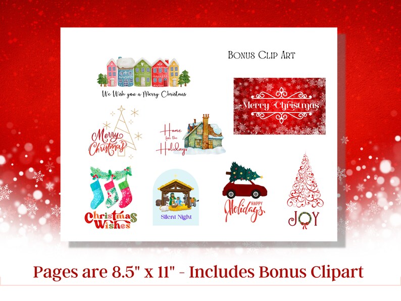 Christmas Quilt Labels Instant Download - 12 Labels to Print - 3 Sheets ...